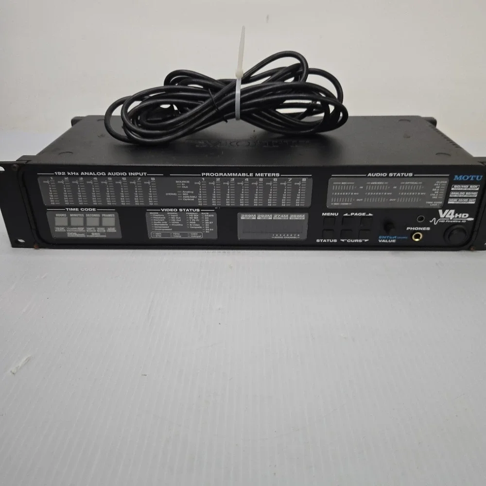 MOTU V4HD Firewire Video/Audio Interface Rack Mountable